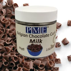 PME Chocoladekrullen Melk 85 gram* Ijsdips|Eetbare Strooisels