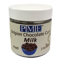 PME Chocoladekrullen Melk 85 gram* Ijsdips|Eetbare Strooisels