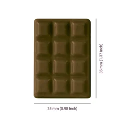 PME Chocolademal Mini Tablet (12x) 35x25mm* Tabletten En Repen Vormen