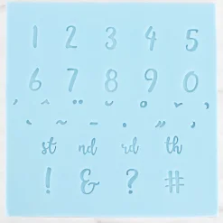 PME Cijfers & Tekens Stempelset Fun Fonts - Collectie 1* Cijfer En Letter Stekers