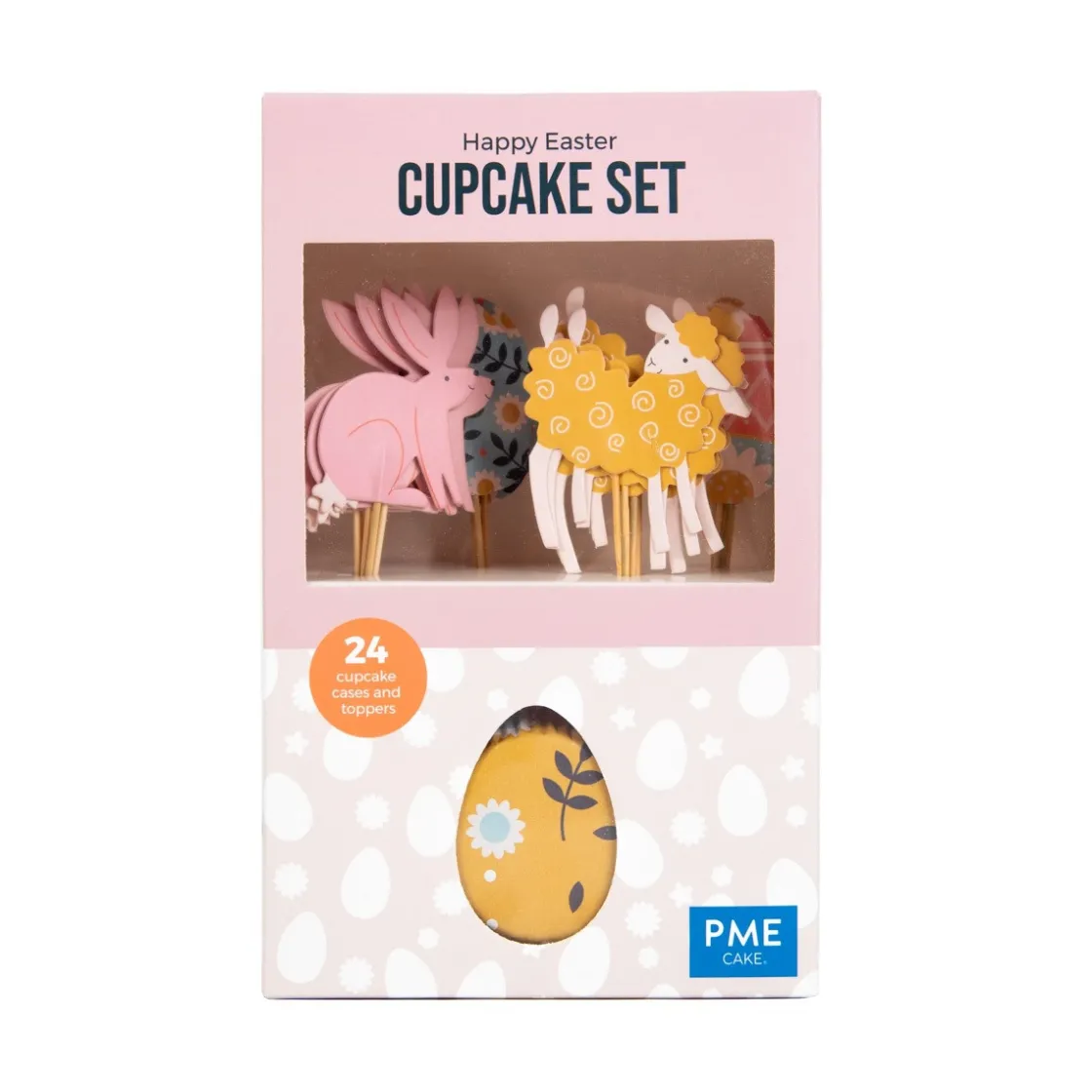 PME Cupcake Set Happy Easter 24st.*** Bakvormen Papier