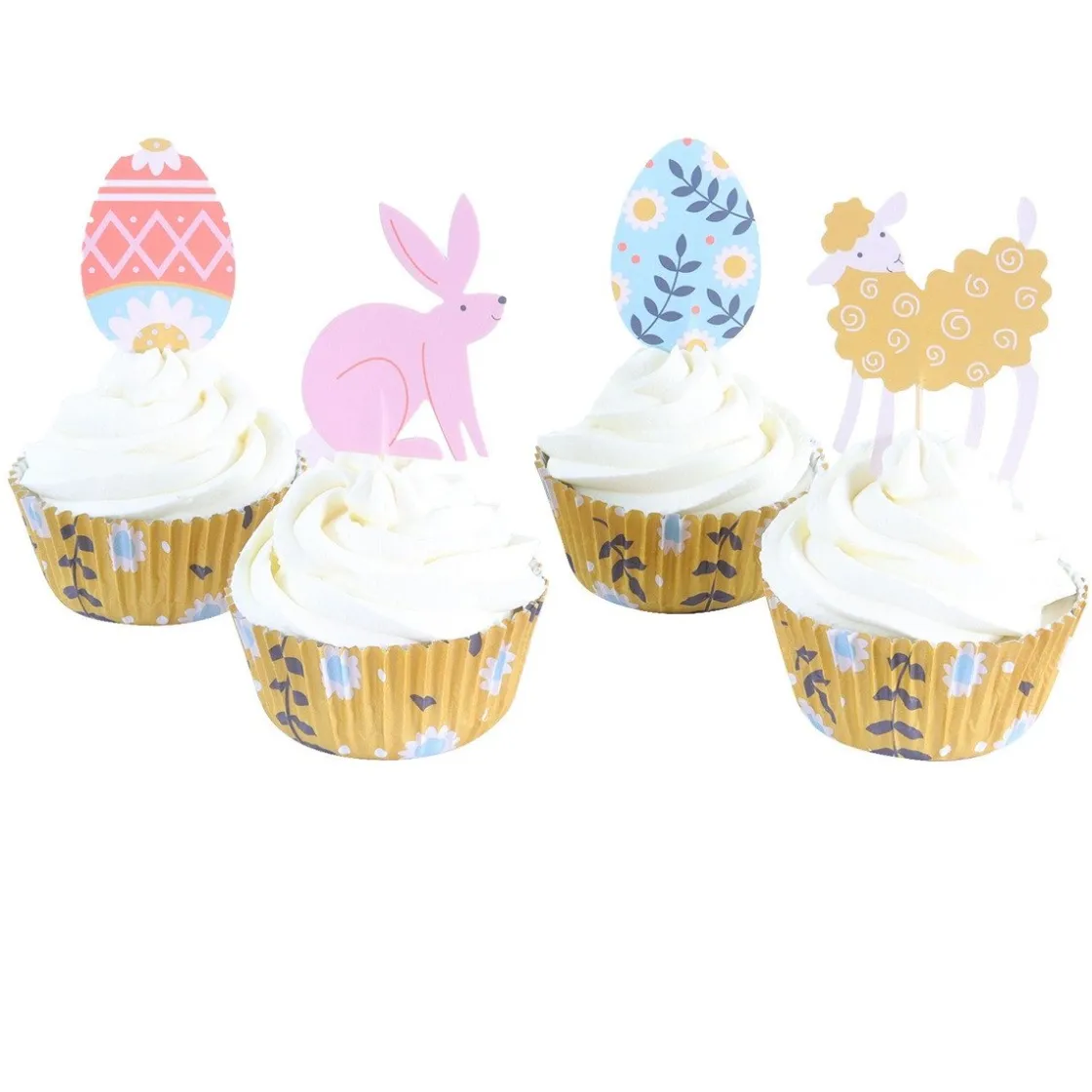 PME Cupcake Set Happy Easter 24st.*** Bakvormen Papier