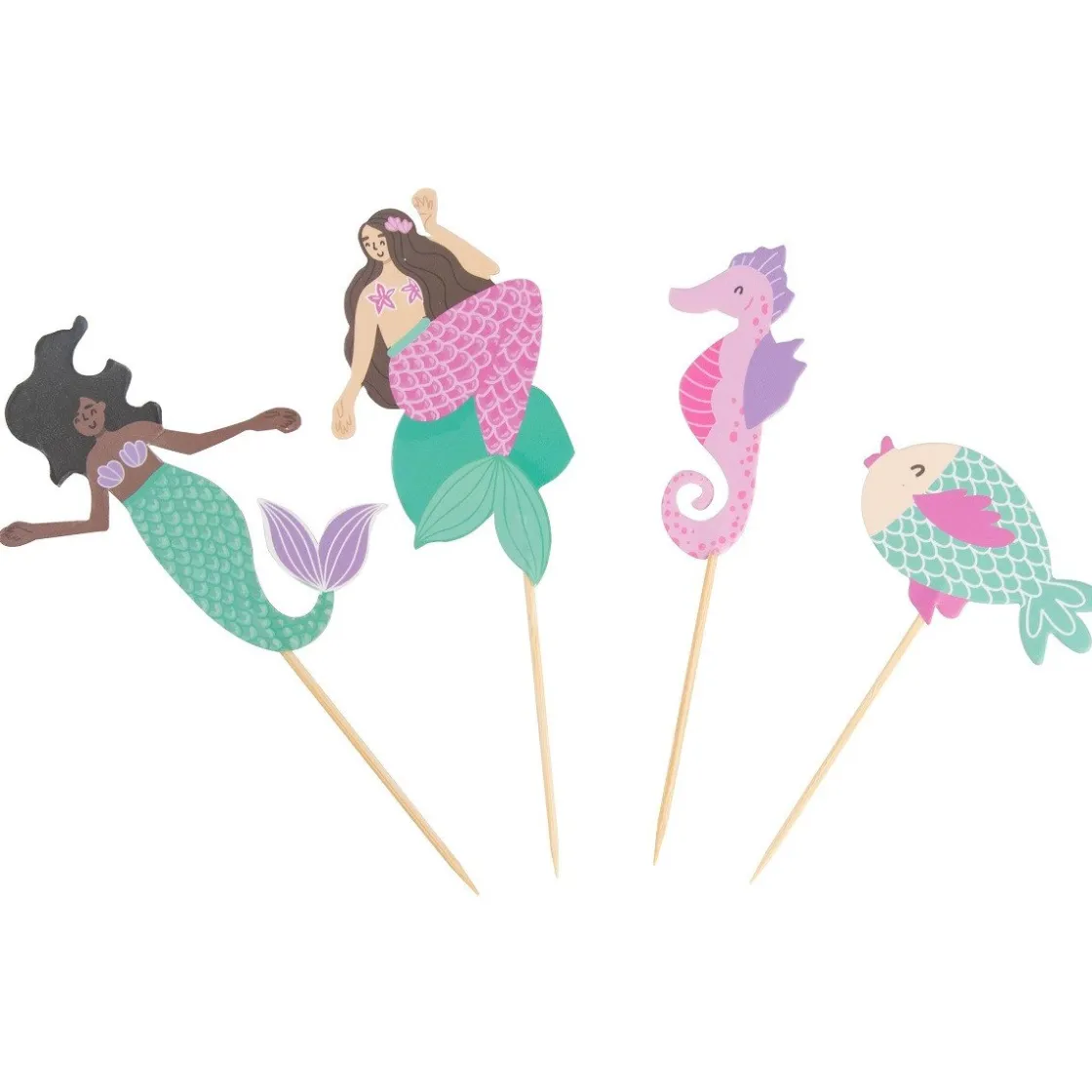 PME Cupcake Set Mermaid 24st.* Bakvormen Papier