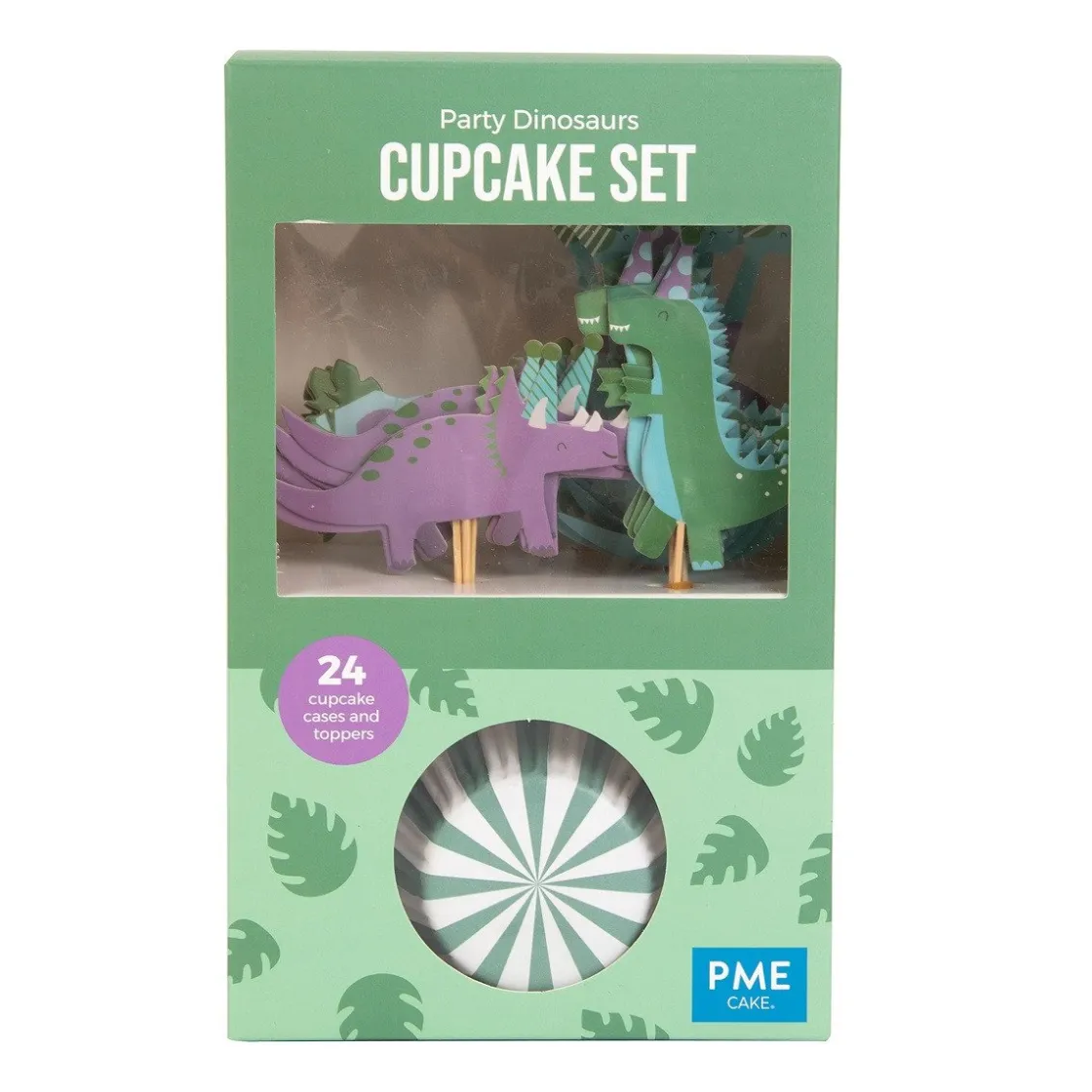 PME Cupcake Set Party Dino 24st.* Bakvormen Papier