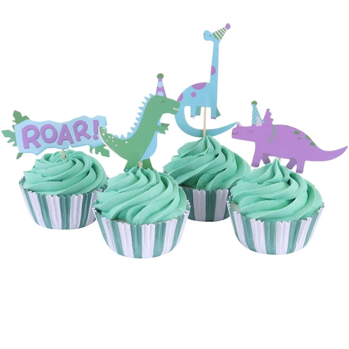 PME Cupcake Set Party Dino 24st.* Bakvormen Papier