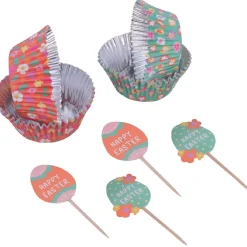 PME Cupcake Set Pasen 24st.*** Bakvormen Papier