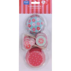 PME Cupcake Set Valentijn Donuts 24st.* Bakvormen Papier