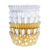 PME Cupcake Vormpjes Goud & Zilver 100st.* Bakvormen Papier