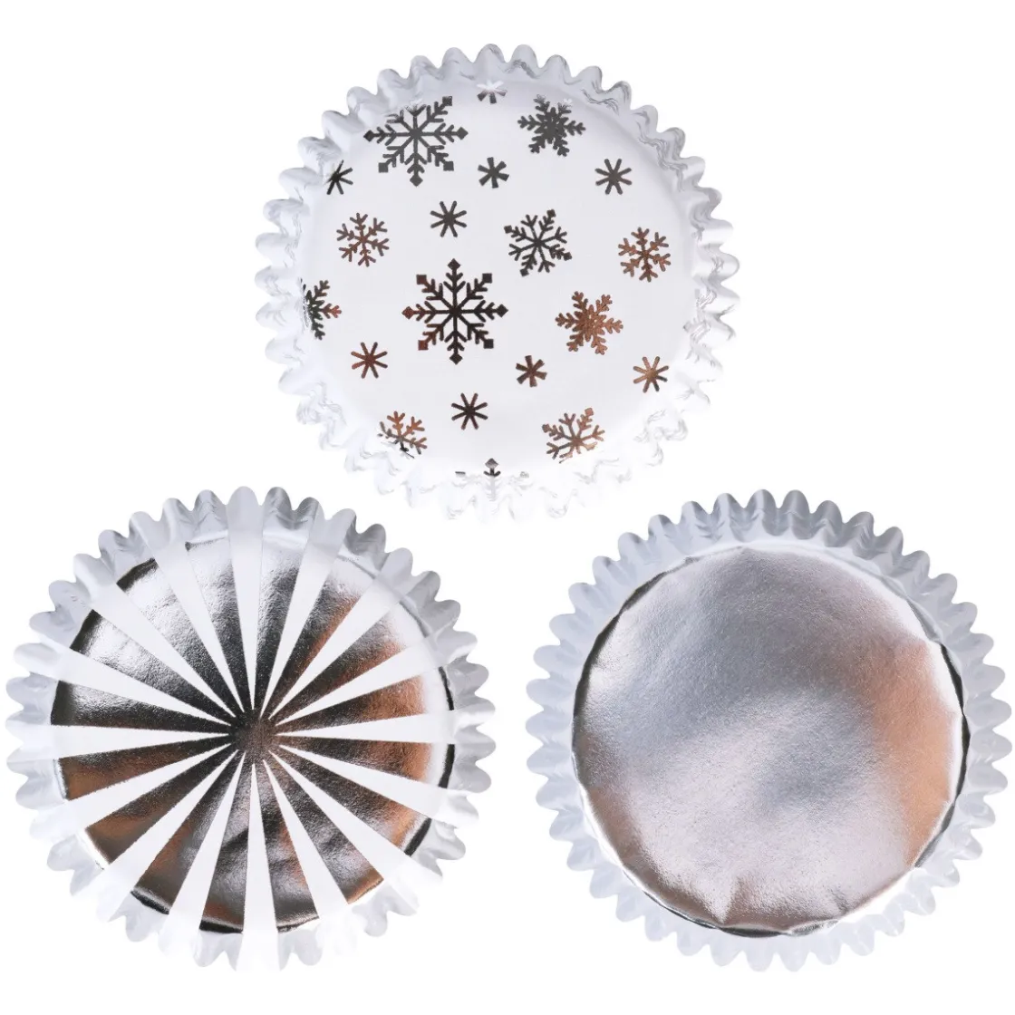 PME Cupcake Vormpjes Goud & Zilver 100st.* Bakvormen Papier