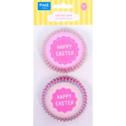 PME Cupcake Vormpjes Happy Easter Ø52mm 60st.*** Bakvormen Papier
