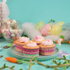 PME Cupcake Vormpjes Happy Easter Ø52mm 60st.*** Bakvormen Papier