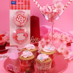 PME Cupcake Vormpjes Love Ø52mm 60st.* Bakvormen Papier