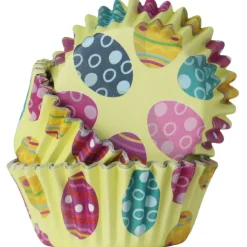 PME Cupcake Vormpjes Paasei Ø50mm 30st.* Bakvormen Papier