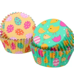 PME Cupcake Vormpjes Paaskuikens Ø52mm 60st.* Bakvormen Papier