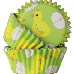 PME Cupcake Vormpjes Paaskuikens Ø50mm 30st.* Bakvormen Papier