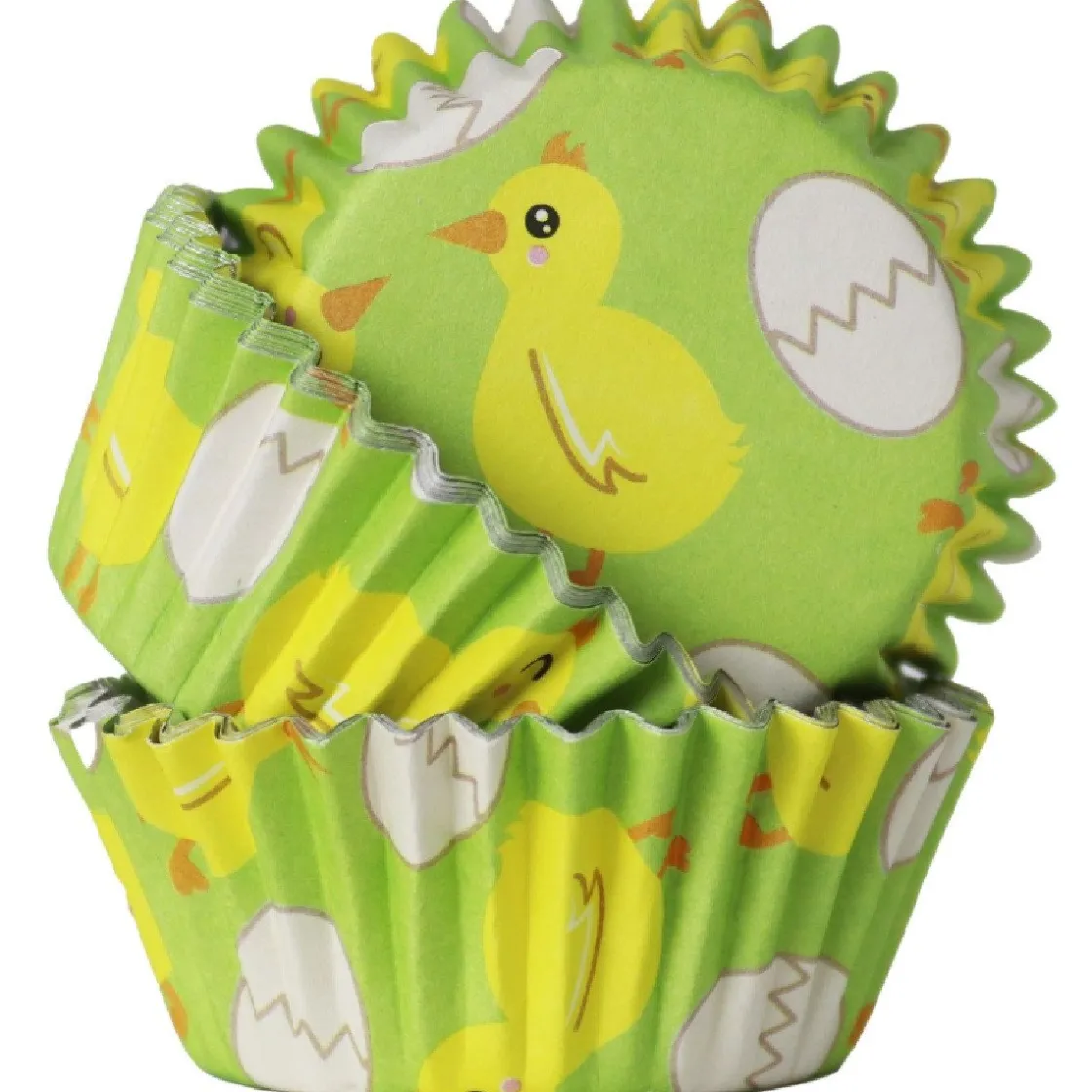 PME Cupcake Vormpjes Paaskuikens Ø50mm 30st.* Bakvormen Papier