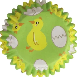 PME Cupcake Vormpjes Paaskuikens Ø50mm 30st.* Bakvormen Papier