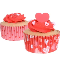 PME Cupcake Vormpjes Valentijn Ø52mm 60st.* Bakvormen Papier