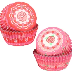 PME Cupcake Vormpjes Vintage Valentijn Ø52mm 60st.* Bakvormen Papier