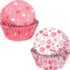 PME Cupcake Vormpjes Zoete Liefde Ø52mm 60st.* Bakvormen Papier