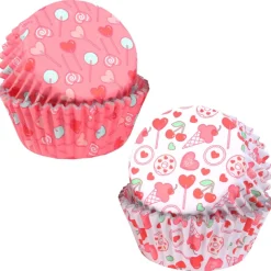 PME Cupcake Vormpjes Zoete Liefde Ø52mm 60st.* Bakvormen Papier