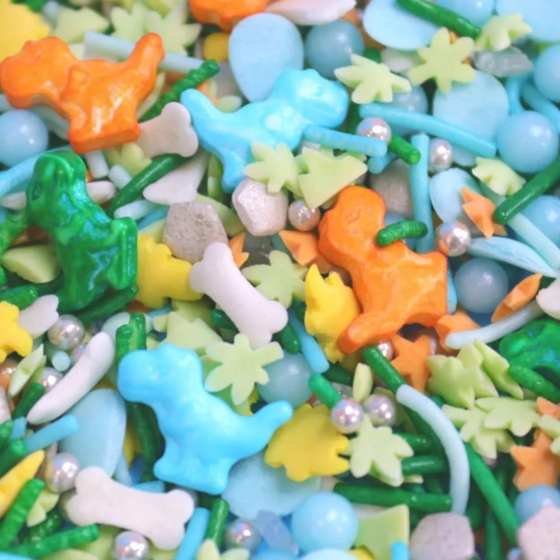 PME Dino Sprinkle Mix (Out of the Box) 60g* Eetbare Strooisels