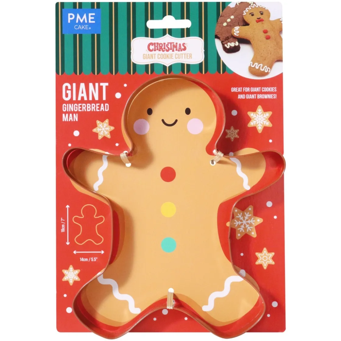 PME Grote Koekjes Uitsteker Gingerbread 18x14cm* Figuur Stekers