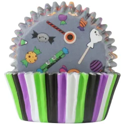 PME Halloween Cupcake Vormpjes Trick or Sweet Ø52mm 60st.* Bakvormen Papier