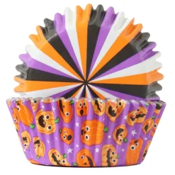 PME Halloween Cupcake Vormpjes Pompoenfeest Ø52mm 60st.* Bakvormen Papier