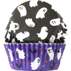 PME Halloween Cupcake Vormpjes Griezelige Geesten Ø52mm 60st* Bakvormen Papier