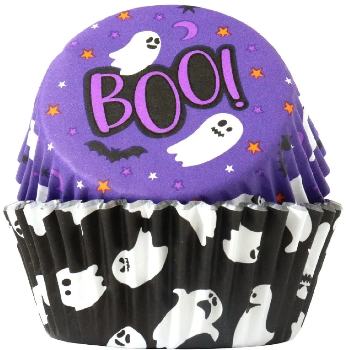 PME Halloween Cupcake Vormpjes Griezelige Geesten Ø52mm 60st* Bakvormen Papier