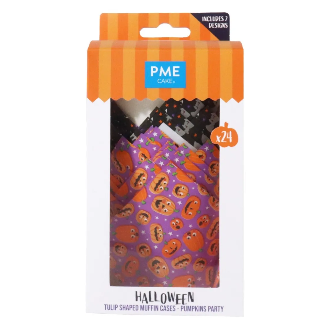 PME Halloween Muffin Cups Pompoenfeest 24st.* Bakvormen Papier