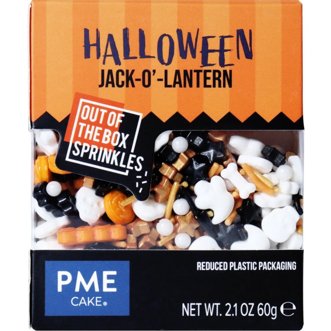 PME Halloween Pompoen Sprinkle Mix (Out of the Box) 60g* Eetbare Strooisels