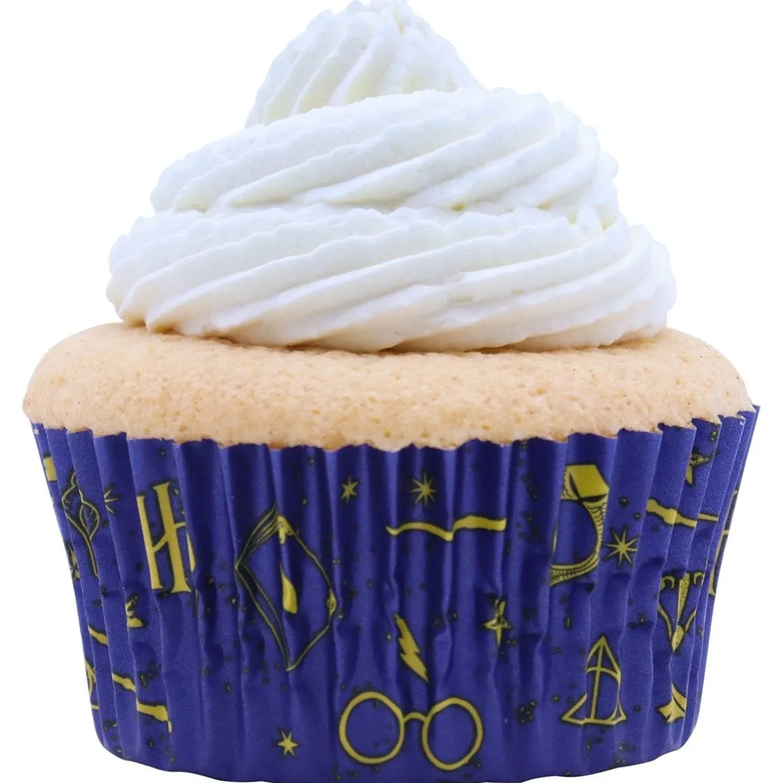 PME Harry Potter Cupcake Vormpjes Folie Goud Ø52mm 30st.* Bakvormen Papier