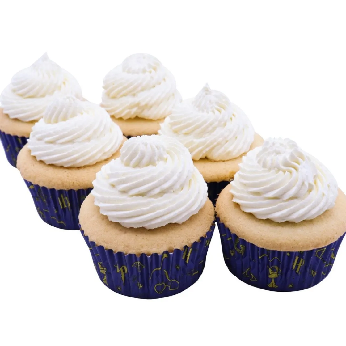 PME Harry Potter Cupcake Vormpjes Folie Goud Ø52mm 30st.* Bakvormen Papier