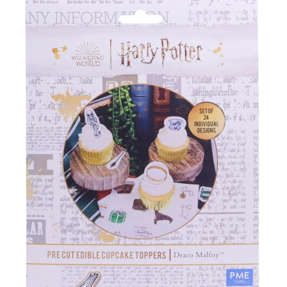 PME Harry Potter Draco Malfidus Suikerdecoratie 24st.*** Figuur Decoraties