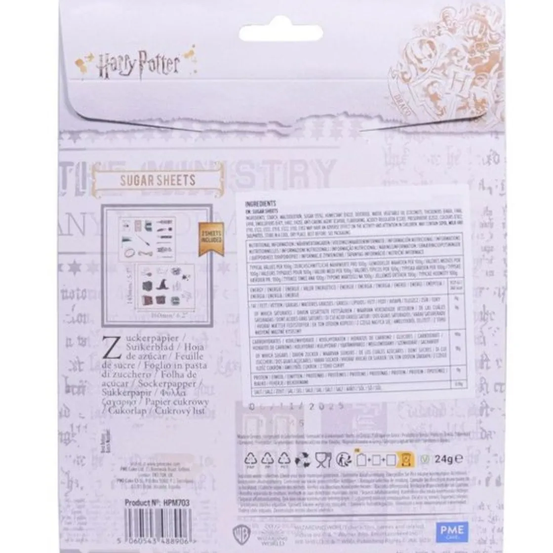 PME Harry Potter Draco Malfidus Suikerdecoratie 24st.*** Figuur Decoraties