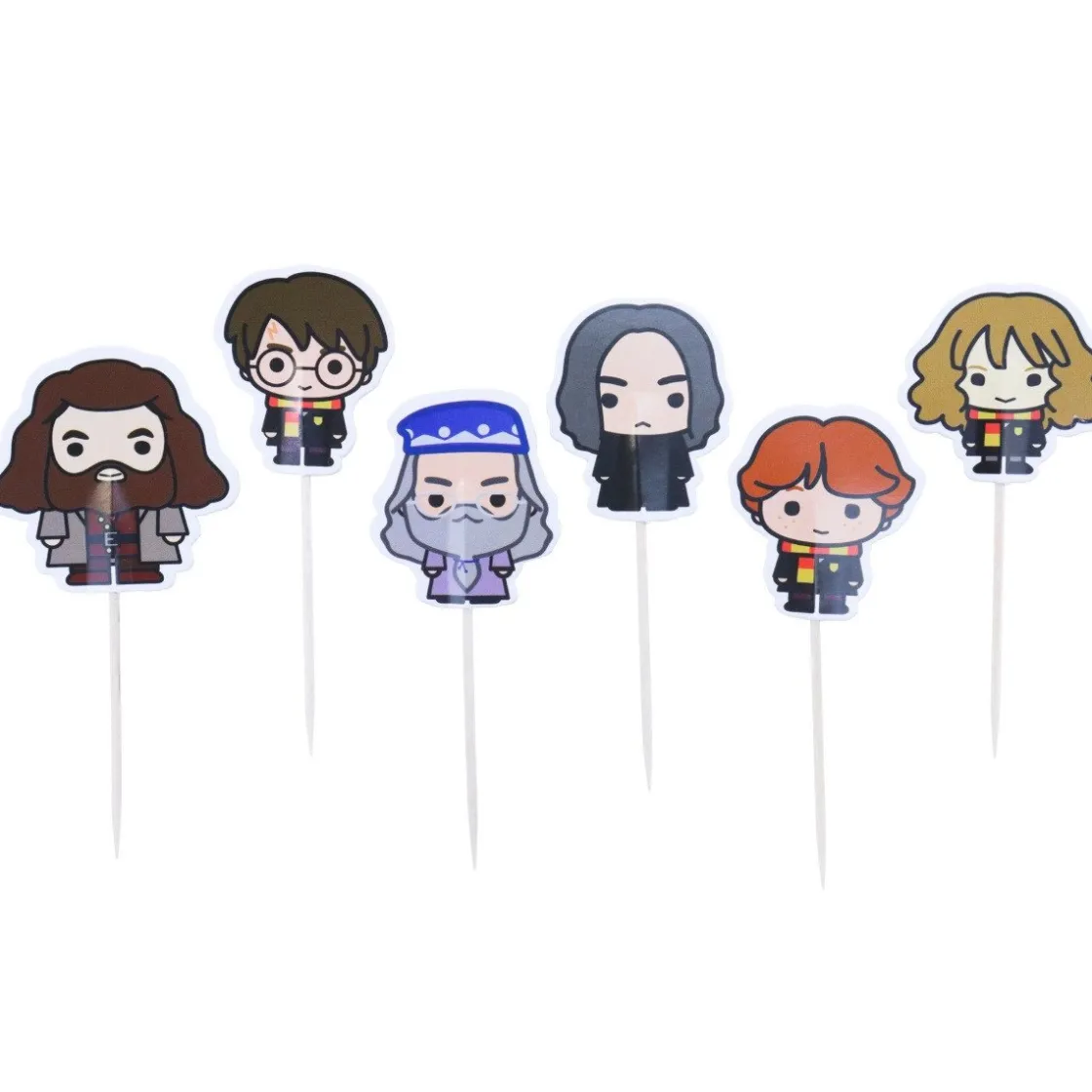 PME Harry Potter Karakters Taartprikkers 6st.* Ijsprikkers|Prikkers En Ringen