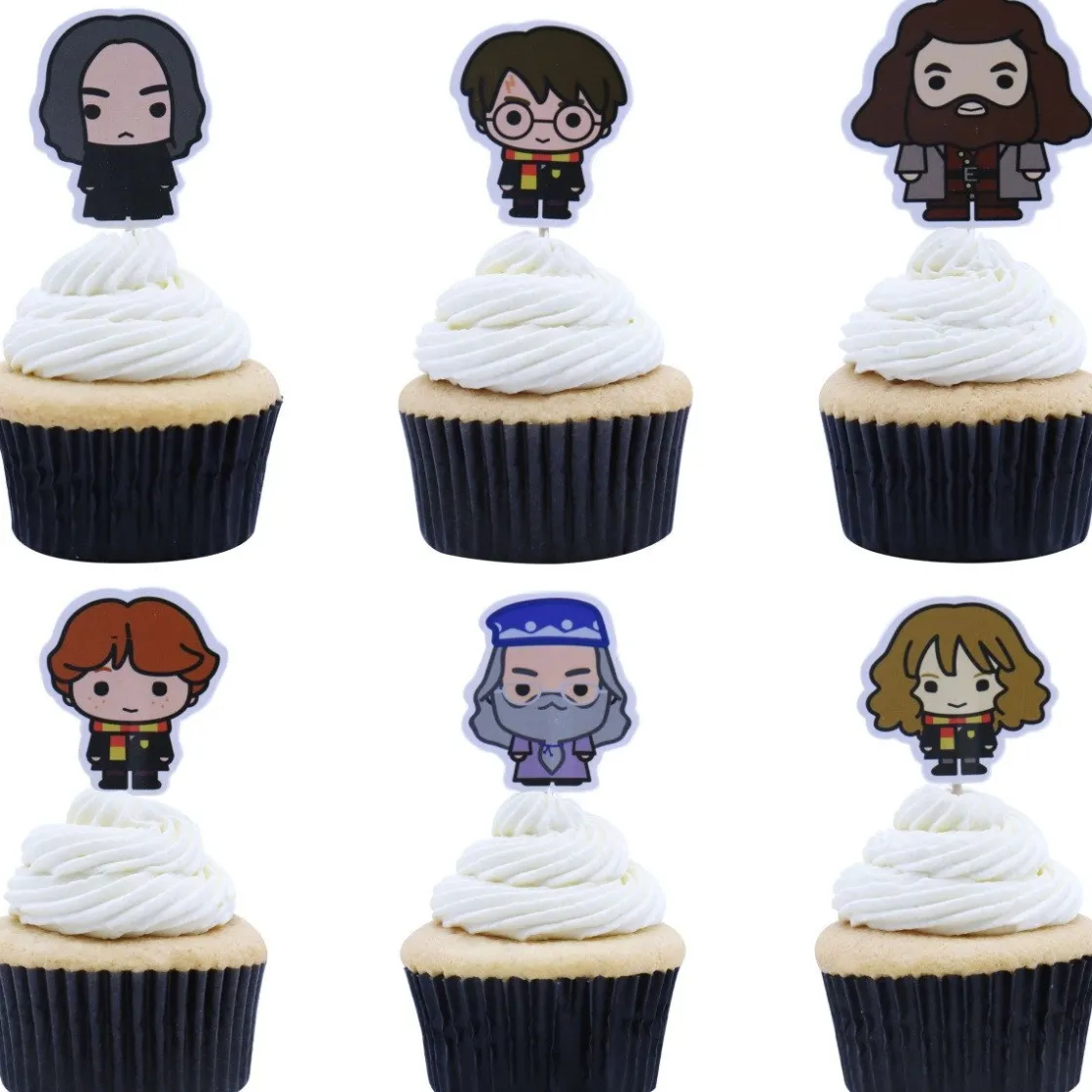 PME Harry Potter Karakters Taartprikkers 6st.* Ijsprikkers|Prikkers En Ringen