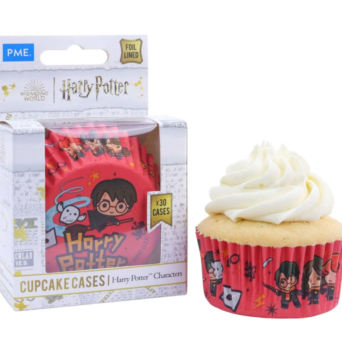 PME Harry Potter Karakters Cupcake Vormpjes Ø52mm 30st.* Bakvormen Papier