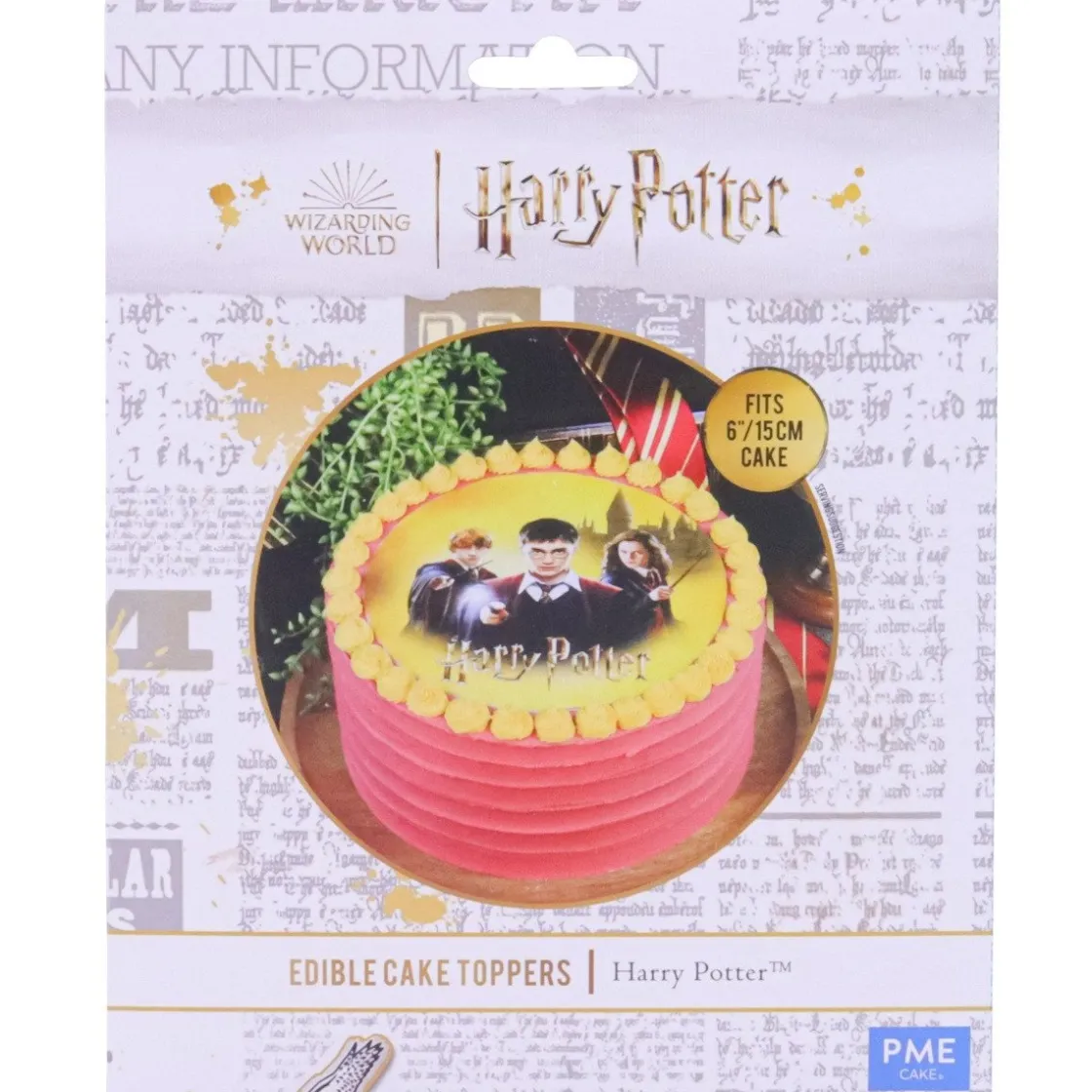 PME Harry Potter Schijf Suikerdecoratie Ø15cm* Figuur Decoraties