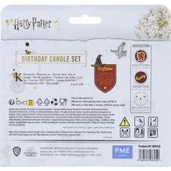 PME Harry Potter Taartkaarsjes Griffoendor Set/7* Kaarsjes En Vuurwerk