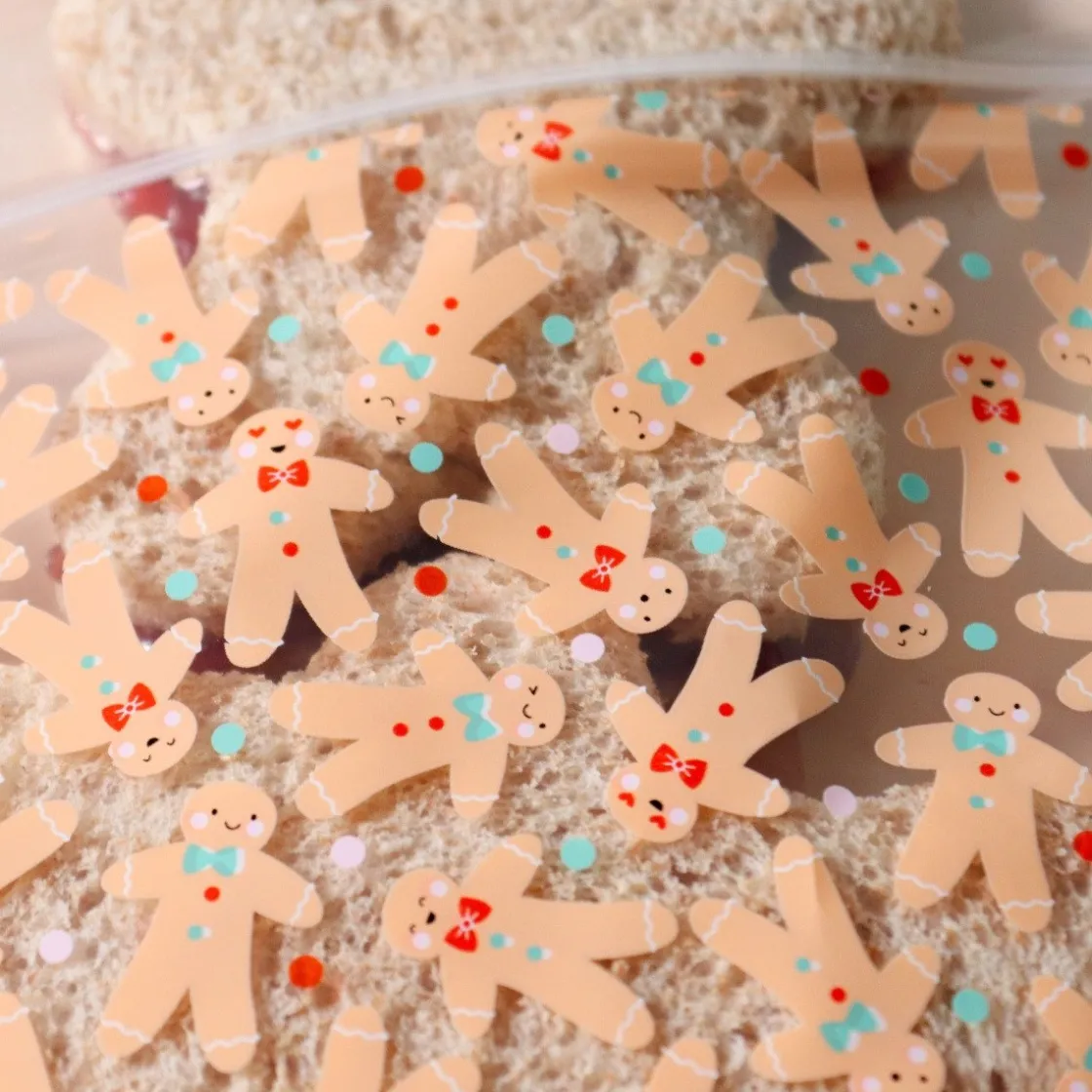 PME Hersluitbare Traktatiezakjes Gingerbread 20st* Zakken