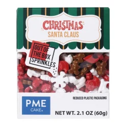 PME Kerstman Sprinkle Mix (Out of the Box) 60g* Eetbare Strooisels