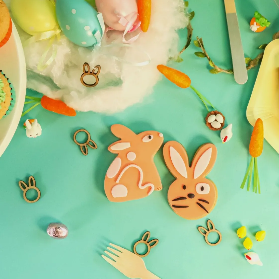 PME Koekjes Uitsteker Paashaas Set/2* Figuur Stekers