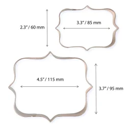 PME Koekjes Uitsteker Plaque Style 1 Set/2* Figuur Stekers