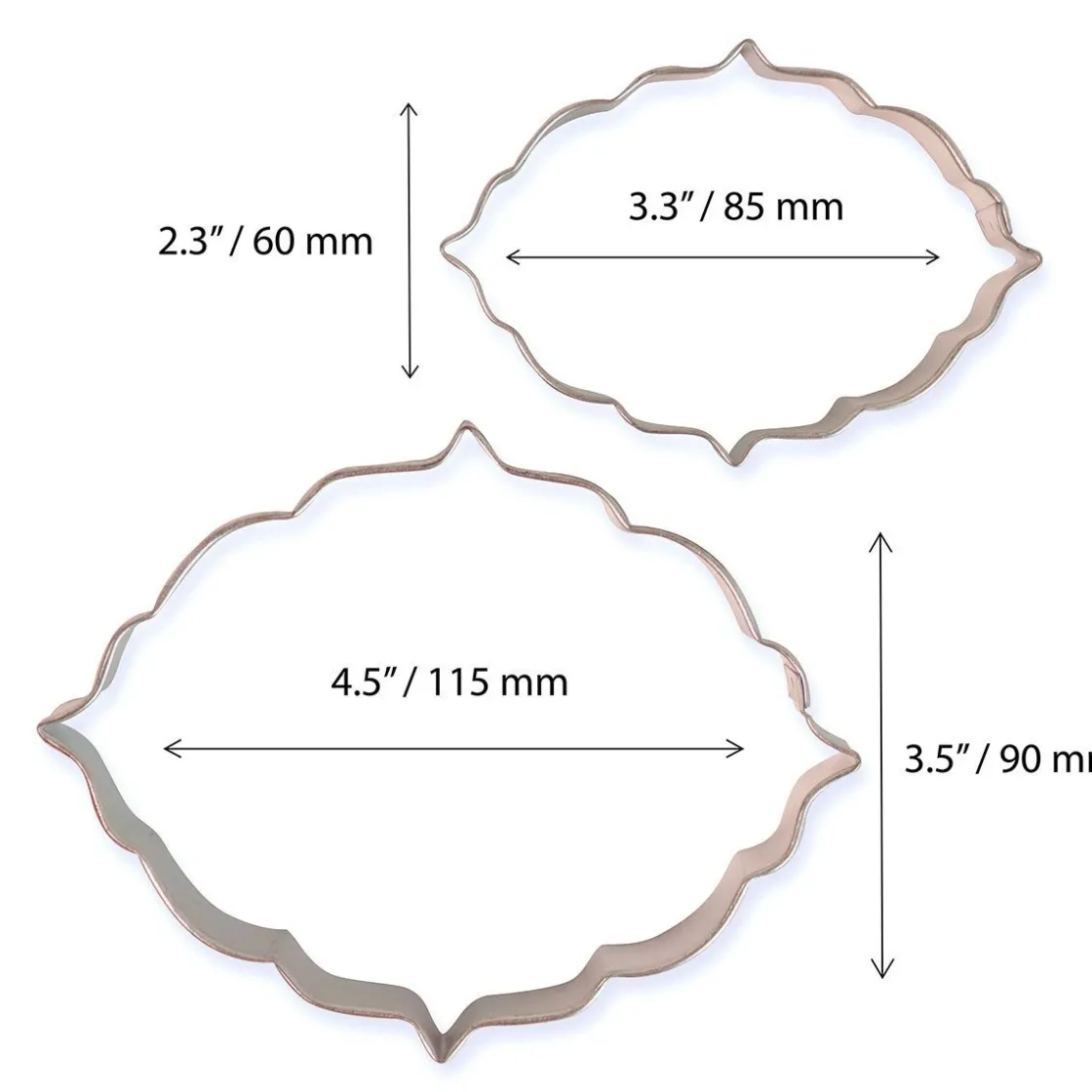 PME Koekjes Uitsteker Plaque Style 6 Set/2*** Figuur Stekers
