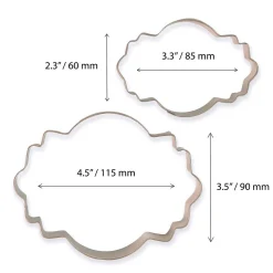 PME Koekjes Uitsteker Plaque Style 4 Set/2* Figuur Stekers
