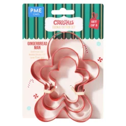 PME Koekjes Uitstekers Gingerbread Set/3* Figuur Stekers