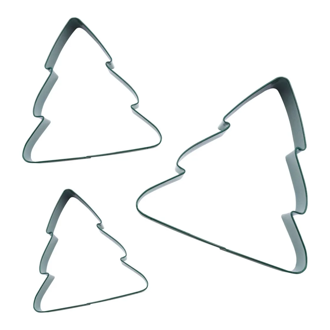 PME Koekjes Uitstekers Kerstbomen Set/3* Figuur Stekers